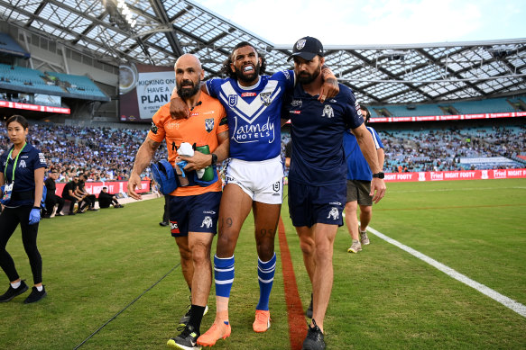 Josh Addo-Carr suffered a syndesmosis injury and is  out for six to eight weeks.