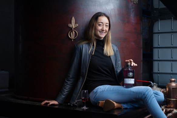 Gin distiller Holly Klintworth cannot get enough pinot noir for her pinot noir gin. 