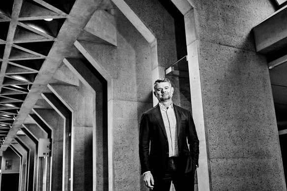 NGA director Nick Mitzevich inside the gallery’s 40-year-old building.