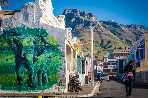 There are more than 100 works of street art in Woodstock, Cape Town.