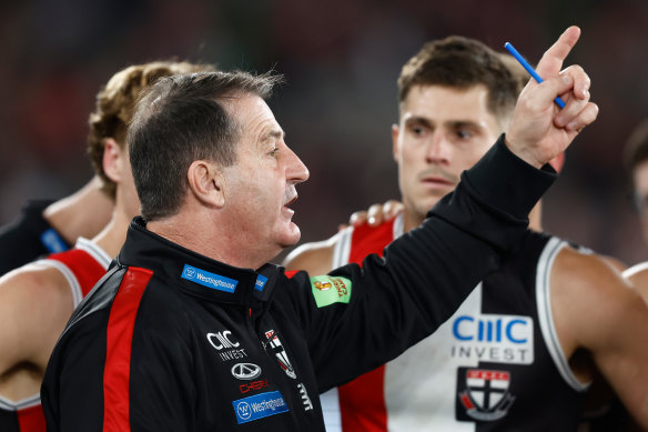 St Kilda coach Ross Lyon.