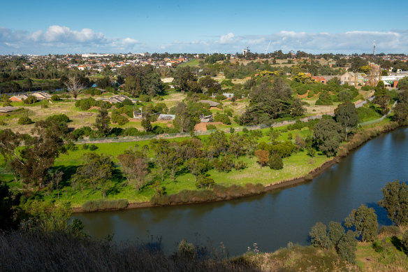 The 127-hectare Maribyrnong Defence Site.