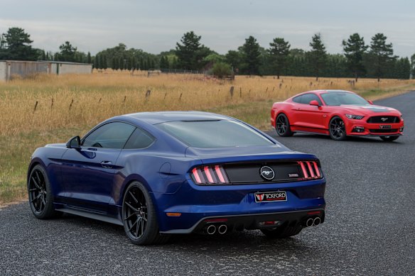 A 2017 Ford Mustang.