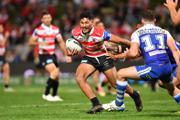 Junior Amone is in the box seat to wear the No. 6 jersey for St George Illawarra.