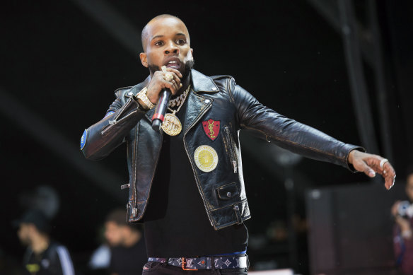 Rapper Tory Lanez performs at HOT 97 Summer Jam 2018 at MetLife Stadium in East Rutherford, N.J. 