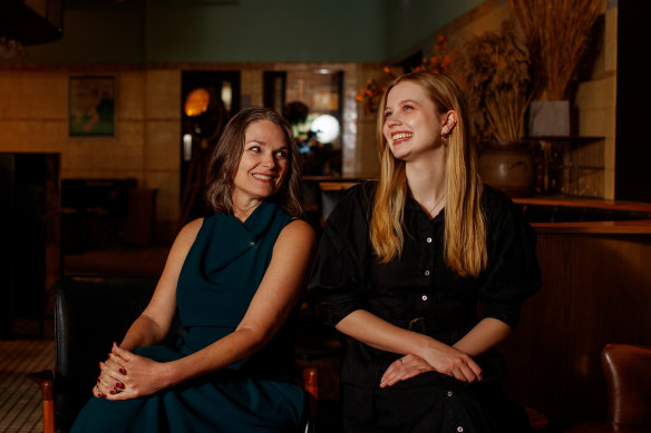 Angourie Rice (right) and mother Kate discussed their novel Stuck Up & Stupid at this year’s Sydney Writers’ Festival.