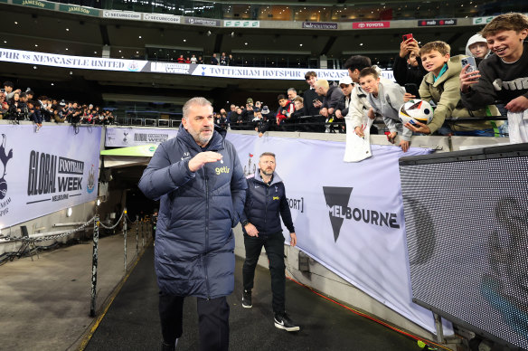 Ange Postecoglou, coach of Tottenham Hotspur.