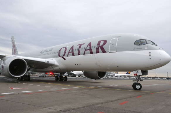The woman arrived in Sydney on Thursday on Qatar Airlines flight QR908 from Doha.