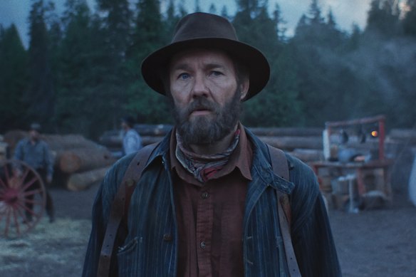 Joel Edgerton in Train Dreams.