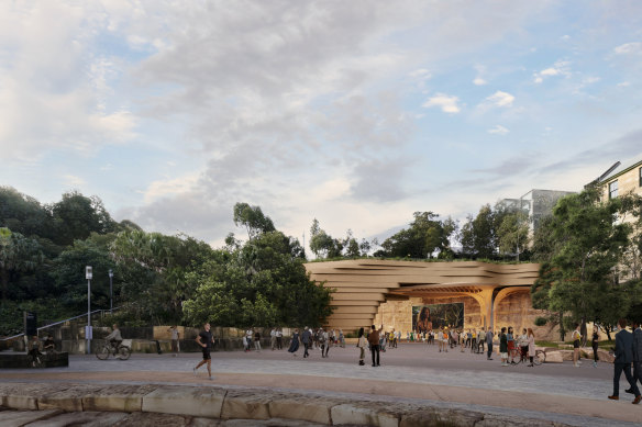 The Cutaway is tucked beneath Barangaroo’s headland reserve, metres away from the underground metro station. 