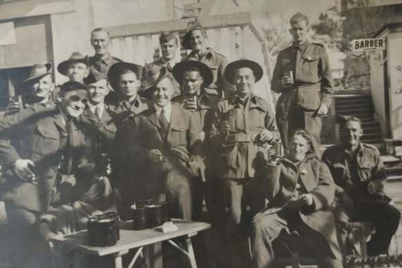 Archibald Driscoll,  centre, was one of the “Black Rats” of Tobruk who returned to a deeply segregated Australia.