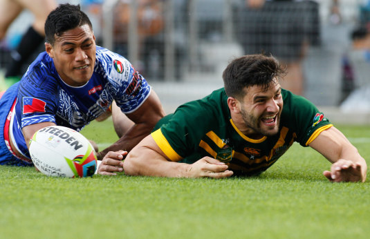 Scoring a try for the Kangaroos at the end of 2014, the same year he ignored a huge deal with Canberra.