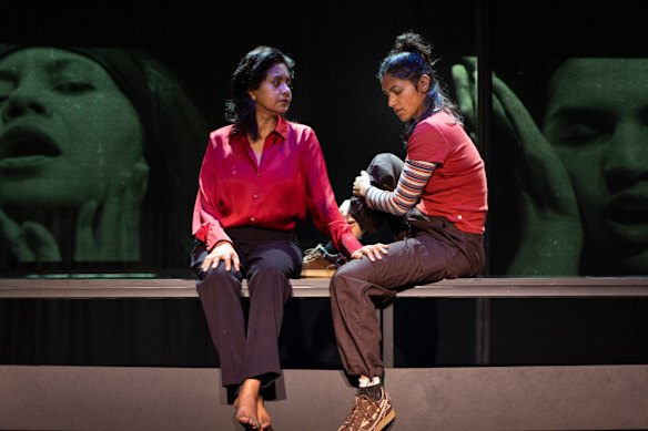Michelle Perera (left) and Sarah Fitzgerald star in The Supposed To Be.
