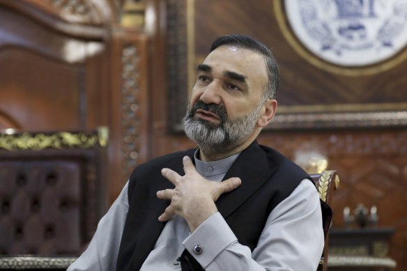 Atta Mohammad Noor, chief of Jamiat-e-Islami and a powerful northern warlord, pictured in July.
