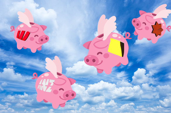 The big banks’ profits have received a boost from sharp interest rate rises.