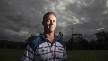 Sam Rolfe, pictured, will be the youngest coach in the John I Dent cup this year – but he isn't letting the pressure get to him.