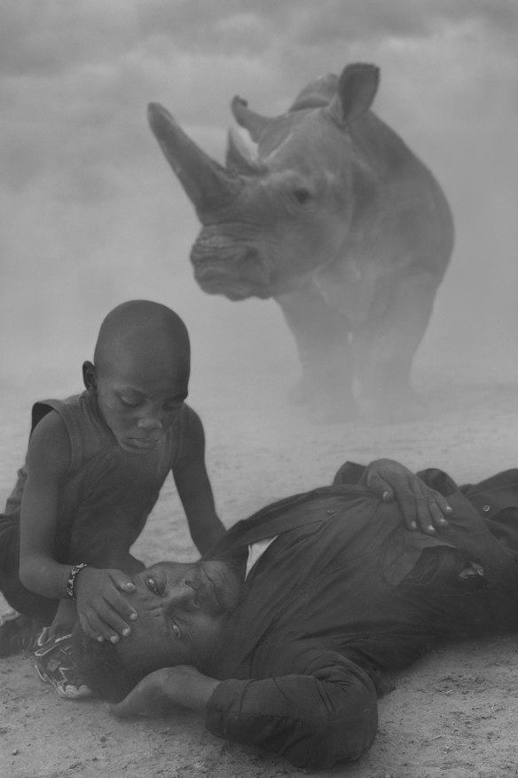 James, Peter and Najin, Kenya, 2020. 