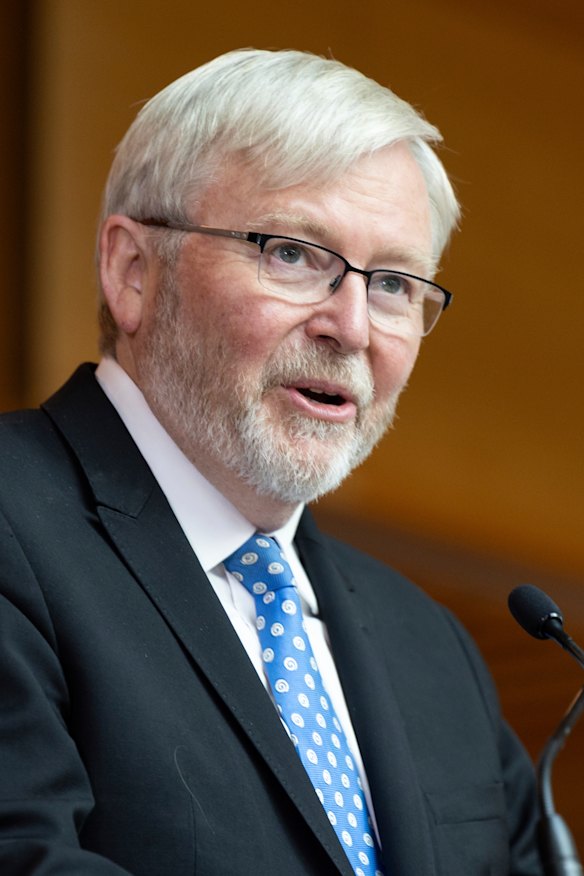 Australia’s US ambassador Kevin Rudd had tried to arrange an address to Congress for Anthony Albanese.