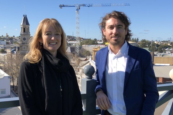 National Hotel owner Janine Bullers and City of Fremantle Councillor Adin Lang gave me a bird's eye view of the city on Friday from the roof of the hotel.