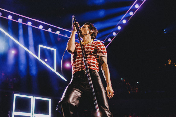 Harry styles yellow adidas sales pants