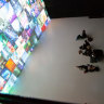 Viewers taking in Beeple’s work during a live showcase.