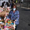 The ‘angel’ volunteer offering food, and a chat, to those in need