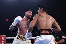 Michael Zerafa during his win over Alejandro Ortiz.