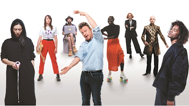Australia's emerging artists, from left: Angela Goh, Gordi, Christiaan Van Vuuren, Sean O’Beirne, Atong Atem, Anchuli Felicia King, Shanul Sharma, and Ziggy Ramo.