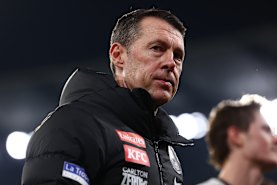 Collingwood coach Craig McRae.
