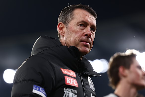 Collingwood coach Craig McRae.