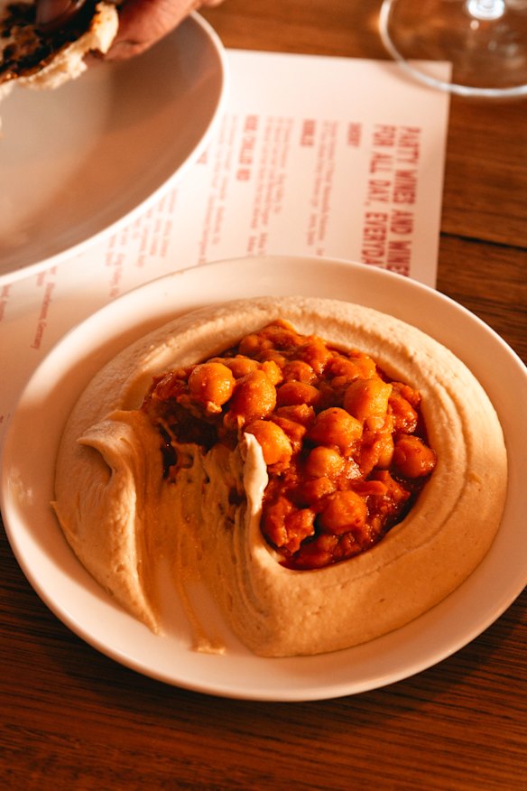 Bread and dip.