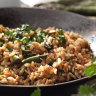 Brown rice and other grains can be cooked in risotto-style dishes.