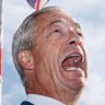 Reform UK leader Nigel Farage speaks after the local elections.