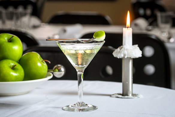 The appletini at the North Fitzroy Arms has become a pub favourite.