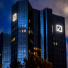 Deutsche Bank is vacating several floors of a building that houses about 1000 staff.