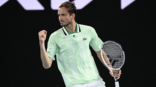 Daniil Medvedev will meet Rafael NAdal in Sunday’s final.