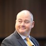 NAB chief executive Andrew Irvine at the Australian Banking Association conference on Wednesday.