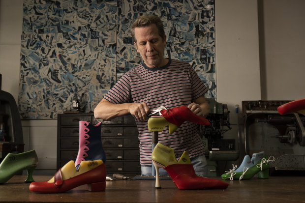 Shoemaker and founder of School of Footwear in Sydney, Darren Bischoff.