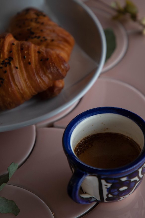 Grab coffee and croissants at Beit Siti.