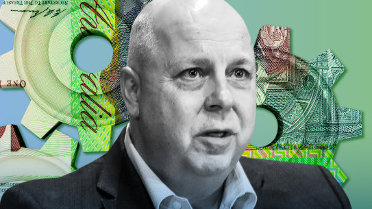 Tim Pallas will lean on big business to repay debt.