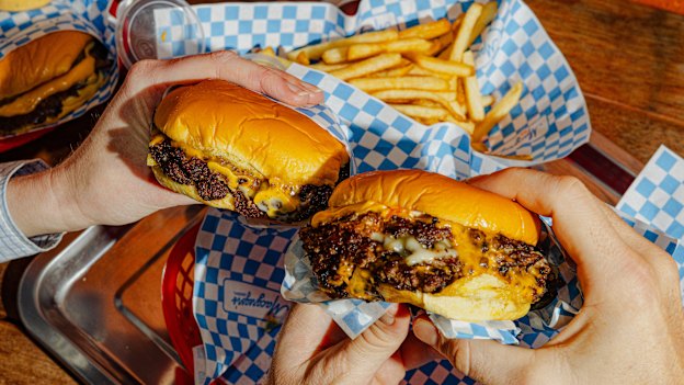 Smash burgers at Macgregor’s Original in Abbotsford.