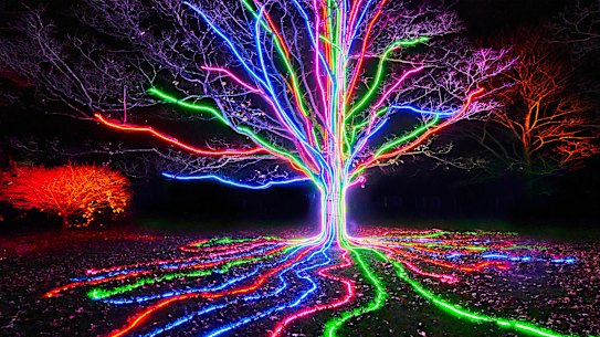 Lightscape, at The Royal Botanic Garden will feature as part of Vivid 2023.