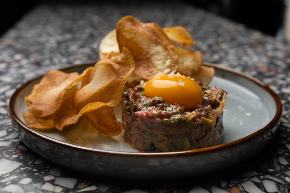 Kangaroo tartare.