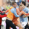 Police claim A-League security watch game not crowd, ‘ineffective’ checking bags