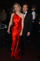 The then Viscountess Serena Linley and husband Viscount Linley in London in 2005.