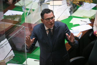Premier Daniel Andrews said he was confident the state of emergency extension would make it through Parliament.