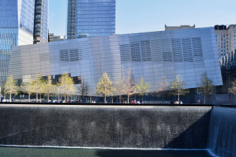 National 9/11 Museum at the 9/11 Memorial on Ground Zero in Lower Manhattan. Snohetta and Davis Brody Bond (2014).