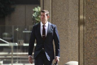 本·羅伯茨-史密斯上個月在悉尼聯邦法院外。