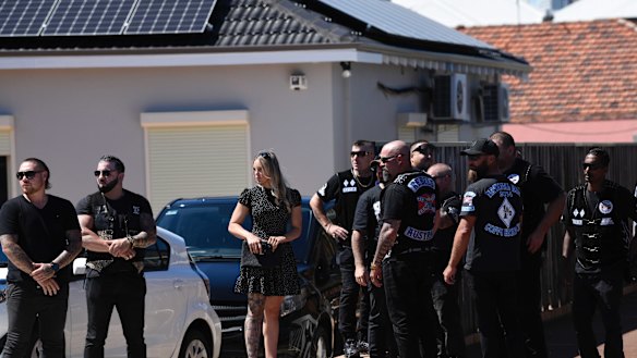 Mourners are gathering for Nick Martin's funeral.