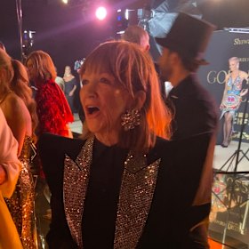 Eileen Bond at the Gold Dinner fundraiser last year.